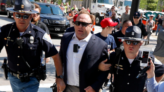 Alex 'I’m Not Backing Down' Jones Quickly Backs Down When Confronted by Greek Yogurt Company